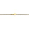 Black Bow Jewelry 0.9mm 10k Yellow Gold Solid Cable Chain Necklace - 4 of 4