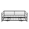 Whisen Morden Design Twin Size Metal Daybed with Adjustable Trundle - 4 of 4