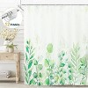 LunaLulinlk Green Eucalyptus Fabric Shower Curtain - 2 of 4