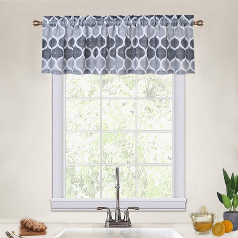 Grey kitchen deals curtains