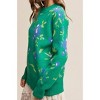 Women's Flower Pattern Pullover Knit Sweater - Listicle - 2 of 3