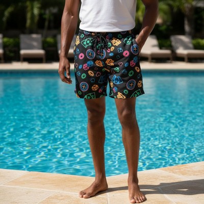 Мужские брюки UZZI Amphibious Gear Men's Vegas Swim Trunks | Black Medium — фото 2