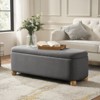 Patricio Storage Bench With Solid Wood Legs | ARTFUL LIVING DESIGN - 3 of 4