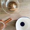 DUKA 9.25 Inch Acacia Wood and Glass Serving Bowl - 2 of 4