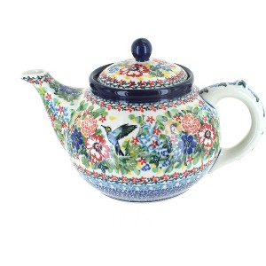 Blue Rose Polish Pottery 60 Ceramika Artystyczna Medium Teapot - 1 of 1