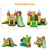 Infans Kids Inflatable Bounce House Jumping Dual Slide Bouncer Castle W/ 780W Blower - 2 of 4