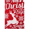 FURNIinspire Decorative Holiday Scene Props Christmas Party Decoration Pillow, Holiday Decor for Living Room, Bedroom, Red, 24"*24"*1" - 4 of 4