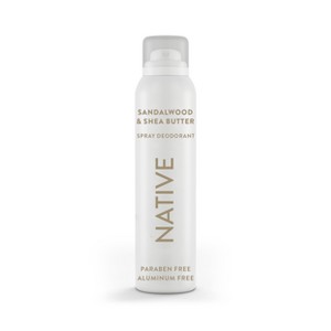 Native Deodorant & Body Spray for Men & Women - Sandalwood & Shea Butter - Aluminum Free - 3.5oz - 1 of 4