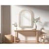 Elegant Lighting Arch Cornhusk Mirror 27x36 in Linen White - 2 of 4