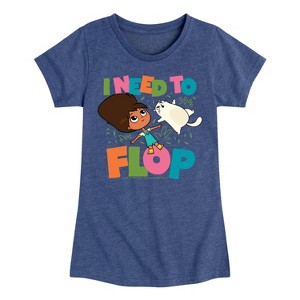 Girls' - Rosie's Rules - I Need To Flop Fitted Short Sleeve Graphic T-Shirt - 1 of 4