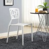 Astro Dining Side Chair White - Modway: Sturdy Polypropylene, No Assembly, Kid's Room Suitable - 2 of 4