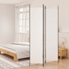 vidaXL 3-Panel Room Divider White 59.1"x86.6" Fabric - 2 of 4