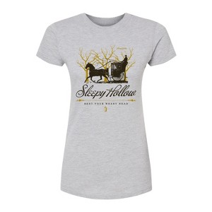 Women's - Sleepy Hollow - Rest Your Weary Head Fitted Graphic T-Shirt - 1 of 3