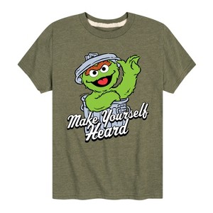 Boys' - Sesame Street - Make Yourself Heard Short Sleeve Graphic T-Shirt - 1 of 4