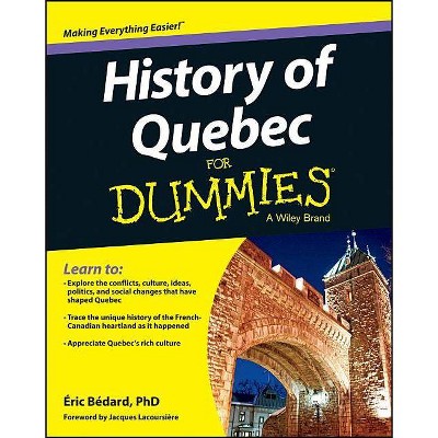 History of Quebec For Dummies - (Paperback)