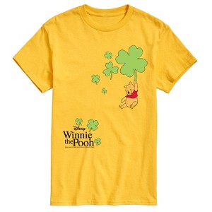 Men's - Winnie The Pooh - Shamrock Pooh Short Sleeve Graphic T-Shirt - 1 of 4