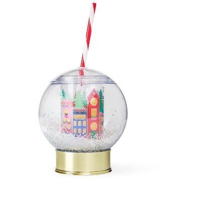 Snow Globe 12 Oz Novelty Sipper
