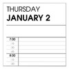 Two-Person Group Daily Appointment Book, 11 x 8, Black Cover, 12-Month (Jan to Dec): 2025 - 4 of 4