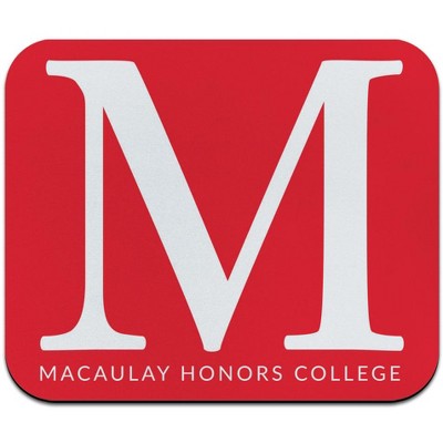 Macaulay Honors College Mountain Lion Logo Low Profile Thin Mouse Pad