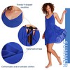 Catalonia Women’s V-Neck Backless Spaghetti Strap Cover-Up Dress, Beach Mini Summer Sundress, One Size Fits All, Gift Ideas for Moms - 4 of 4