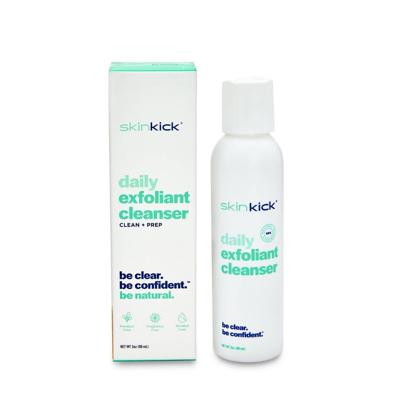 SkinKick Daily Exfoliant Cleanser - Fresh Scented - 3oz, 1 of 12