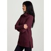 RBX Active Women's Lightweight Mock Cowl Neck Quilted Pullover Tunic with Thumbholes - 4 of 4