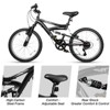 Hykolity Kids Mountain Bike 20 inch MTB Bicycle Age 6-12 Years Height 42-56 in Tween Cycling Full Suspension Sport Outdoor Bikes White - 4 of 4