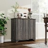 Fluted Sideboard Buffet Cabinet with Storage, Modern Wood Accent Cabinet with Shelves, Console Table for Kitchen Dining Living Room Entryway - 2 of 4