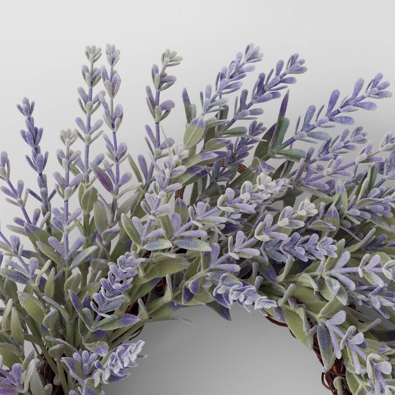 12&#34; Mini Wreath Lavender - Threshold&#8482;, 4 of 5