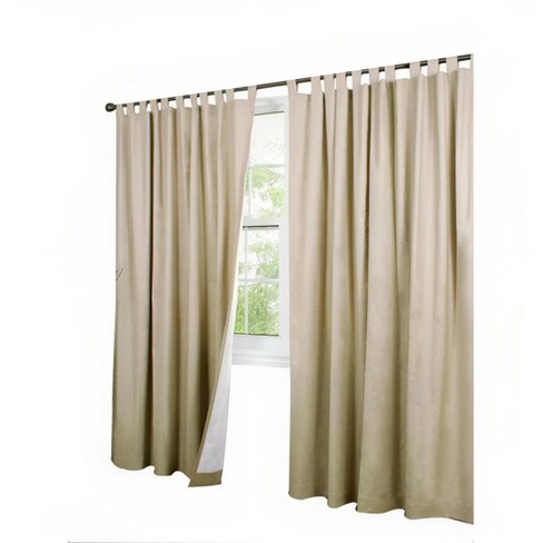 Commonwealth Thermalogic Weather Insulated Cotton Fabric Tab Panels Pair - Khaki - image 1 of 3