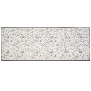 The Lakeside Collection Magnolia Floral Washable Area Rug Accent Rug or Runner Rug - Runner - 1 of 2
