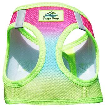 Doggie Design American River Choke Free Dog Harness Ombre Collection-Rainbow