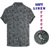 LA LEELA Mens Hawaiian Shirts Short Sleeve Button Down Shirt Men's Halloween Costumes Party Shirts Casual Vacation Shirts for Men - 2 of 4