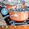 Gotham Steel Stackable Cookware Set 3 Pc Space Saving Nonstick Cookware Pots and Pans Set - 4 of 4