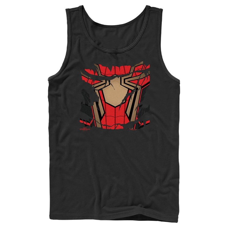 Men's Marvel Spider-Man: No Way Home Ripped Iron Suit Tank Top, 1 of 6