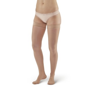 Ames Walker AW Style 285 Women's Signature Sheers 20-30 mmHg Compression Thigh Highs w/Top Band - 1 of 4