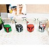 Silver Buffalo Star Wars Holiday Boba Fett 2.5-Ounce Mini Shot Glasses | Set of 4 - 3 of 4