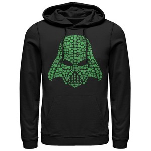 Men's Star Wars Shamrock Darth Vader Pull Over Hoodie - 1 of 3