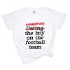 Marrying The Boy On The Football Team - Womens Garment Dyed Tee - 2 of 4
