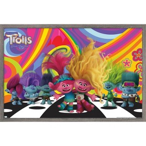 Trends International Trolls: Band Together - Universe Framed Wall Poster Prints - 1 of 4