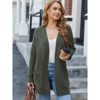 Snuggle Sac Women’s Open Front Cardigan with Pockets Soft Long Sleeve Knit Sweater for All Seasons - 4 of 4