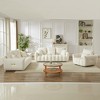 1 + 3 + 3-Seater Teddy Sofa Set with Wood Frame, Thick Cushions, and 7 Pillows - 2 of 4