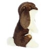 Aurora Medium Sitting Pretty English Lop Rabbit Miyoni Realistic Stuffed Animal Brown 10" - 3 of 4