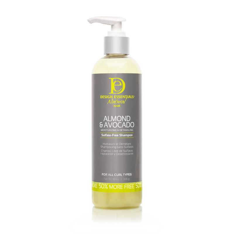 Design Essentials Almond Avocado Shampoo - 12 fl oz, 1 of 5