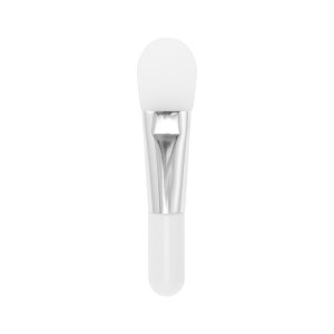 Unique Bargains Short Handle Facial Mask Brush Silver Tone 1 Pc - 1 of 4