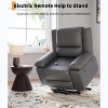 Power Lift Recliner Chair for Elderly with Massage and Heat, Heavy Duty Electric Rising Recliner for Seniors with 8-Point Vibration - 4 of 4