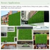 Costway 12PCS 16x24inch Artificial Eucalyptus Hedge Plant Privacy Fence Panels - 3 of 4
