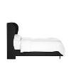Skyline Furniture Tufted Woven Upholstered Wingback Bed - 3 of 4