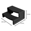 Confer Plastics Handi-Step Hot Tub Stairs for Straight & Curved Spa, Multipurpose Outdoor/Indoor Step Stool for Garage, Home & Camping, Black (2 Pack) - 2 of 4