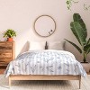 Deny Designs Menina Lisboa Striped Cottagecore Florals Comforter Bedding Set Blue - 3 of 4